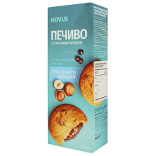 Печиво Novus Американське з горіховим кремом та шоколадними чіпсами 160г mini slide 1