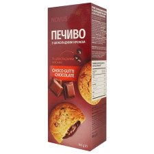 Печиво Novus Американське з шоколадним кремом та шоколадними чіпсами 160г mini slide 1
