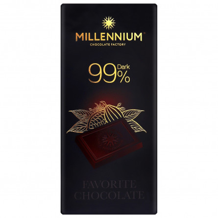 Шоколад чорний Millennium Favorite 99% 100г slide 1