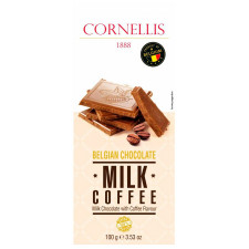Шоколад Cornellis молочний зі смаком кави 100г mini slide 1