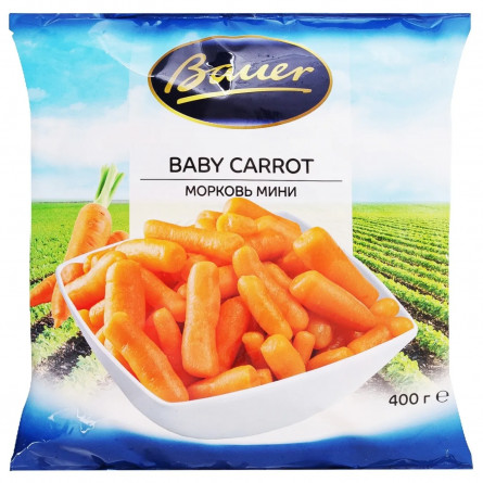 Морковь-мини Bauer Мини замороженная 400г slide 1