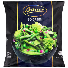 Смесь Bauer Go Green овощная замороженная 400г mini slide 1