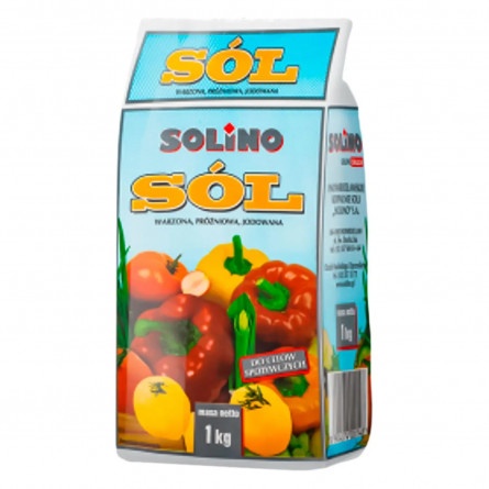 Соль Solino пищевая йодированная 1кг slide 1