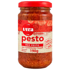Соус песто Vera червоний 190г mini slide 1