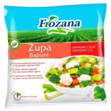Овочева суміш Frozana Бабусин суп заморожена 400г mini slide 1