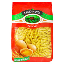 Макаронні вироби Ciao Pasta Спіральки яєчні 400г mini slide 1