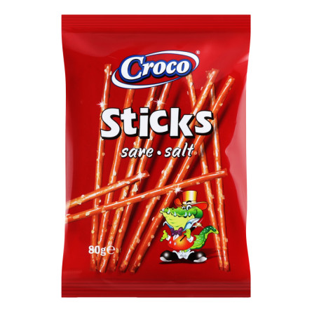 Соломка Croco Sticks соленая 80г slide 1