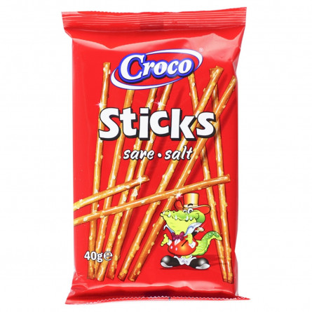Соломка Croco Sticks солона з сіллю 40г slide 1