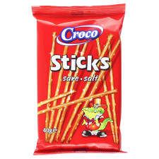 Соломка Croco Sticks солона з сіллю 40г mini slide 1