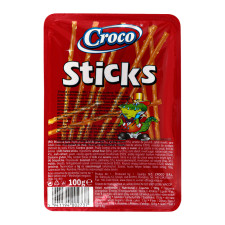 Соломка Croco Sticks солона з сіллю 100г mini slide 1