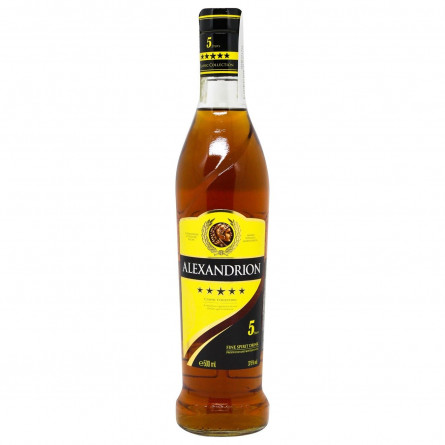 Напій алкогольний міцний Alexandrion 5 зірок 37,5% 0,5л
