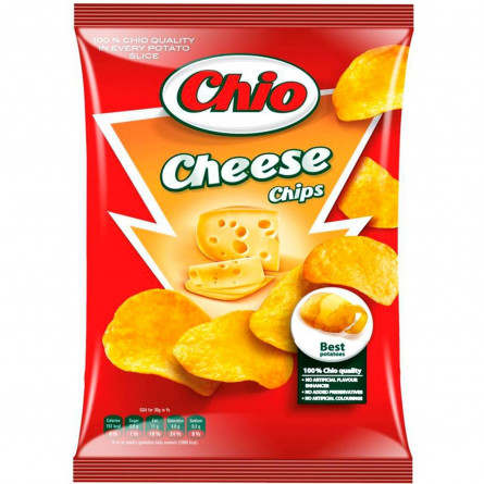 Чіпси Чіо Чіпс картопляні зі смаком сиру 150г Угорщина
