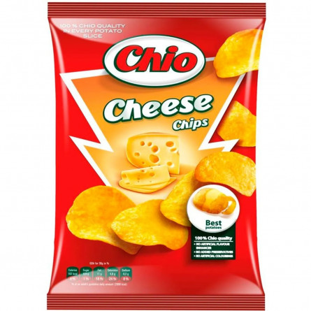 Чіпси Чіо Чіпс картопляні зі смаком сиру 75г Угорщина slide 1