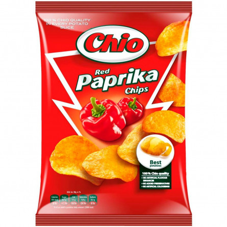 Чіпси Чіо Чіпс картопляні зі смаком паприки 75г Угорщина