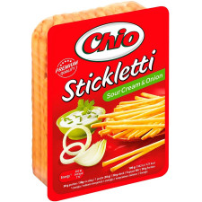 Соломка Chio Stickletti зі смаком сметани та цибулі 80г mini slide 1