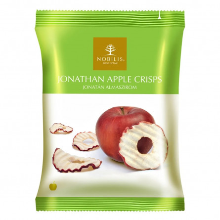 Чипсы Нобилис Джонатан яблочные без применения жиров сахара соли и ароматизаторов 20г