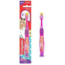 Зубна щітка Colgate Barbie/Batman дитяча суперм'яка 5+ mini slide 1