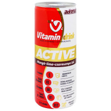 Напій Аdrenalin Vitamin Drink Active Манго-лайм-вишня 250мл mini slide 1