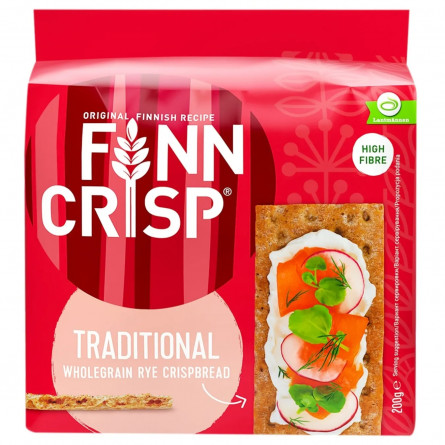 Хлібці Finn Crisp традиційні житні 200г slide 1