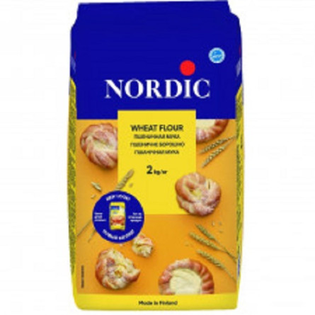 Борошно Nordic пшеничне вищий гатунок 2кг slide 1