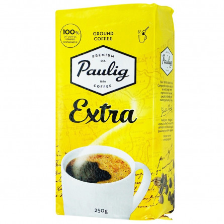 Кофе Paulig Extra натуральный молотый среднеобжаренный 250г slide 1