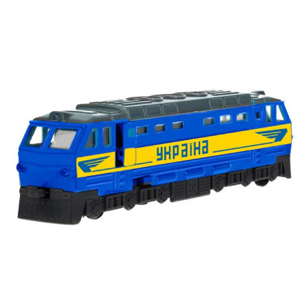 Іграшка TechnoPark модель локомотив Україна зі світлом та звуком slide 1