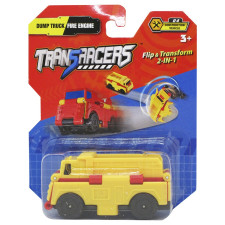 Игрушка TransRacers Машинка 2 в 1 Самосвал + Пожарная машина mini slide 1