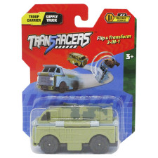 Машинка Trans Racers Военный грузовик + Самосвал 2в1 игрушечная mini slide 1