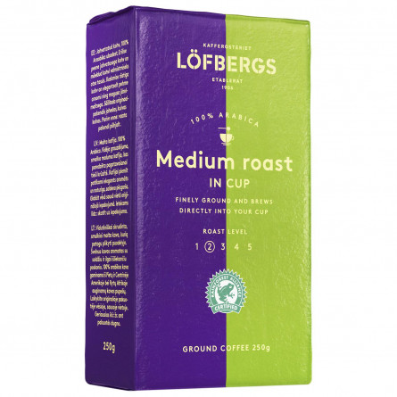 Кофе Lofbergs Medium Roast молотый 250г slide 1