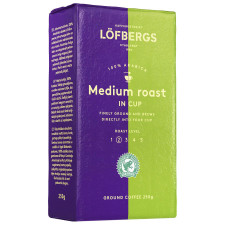 Кофе Lofbergs Medium Roast молотый 250г mini slide 1