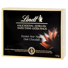 Шоколад темный Lindt в тонких пластинках 125г mini slide 1