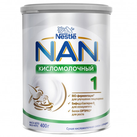 Суміш кисломолочна Nestle Nan 1 суха для дітей з народження 400г