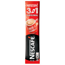 Напиток кофейный NESCAFÉ® 3-в-1 Original растворимый стик 13г mini slide 1