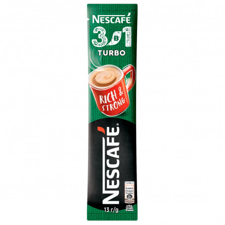 Напій кавовий NESCAFÉ® 3-в-1 Turbo розчинний стік 13г slide 1