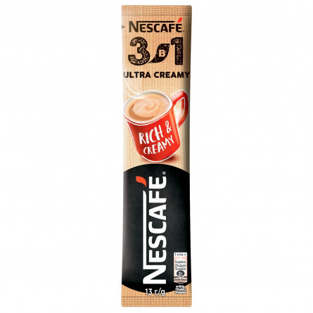 Напій кавовий NESCAFÉ® 3-в-1 Ultra Creamy розчинний стік 13г