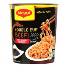 Вермішель MAGGI® Noodle Cup Beef зі смаком яловичини стакан 63г mini slide 1