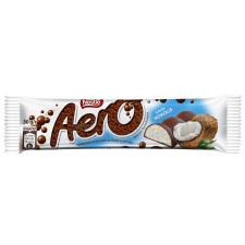 Батончик NESTLÉ® AERO® Кокос шоколадний пористий молочний та білий 30г mini slide 1