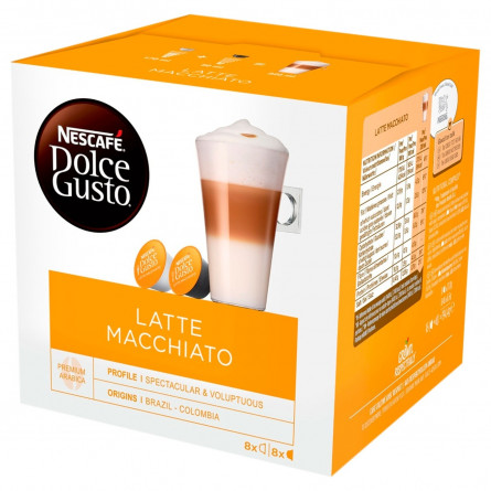 Кофе NESCAFÉ® DOLCE GUSTO® Latte Macchiato в капсулах 16шт 183,2г