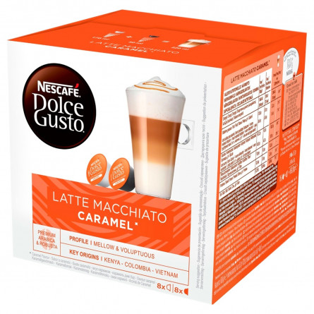 Кава NESCAFÉ® DOLCE GUSTO® Latte Macchiato Карамель в капсулах 16шт 145,6г