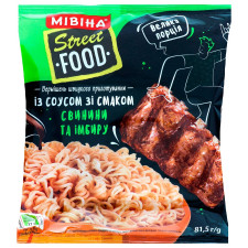 Вермішель Мівіна Street Food Свинина та імбир 81,5г mini slide 1