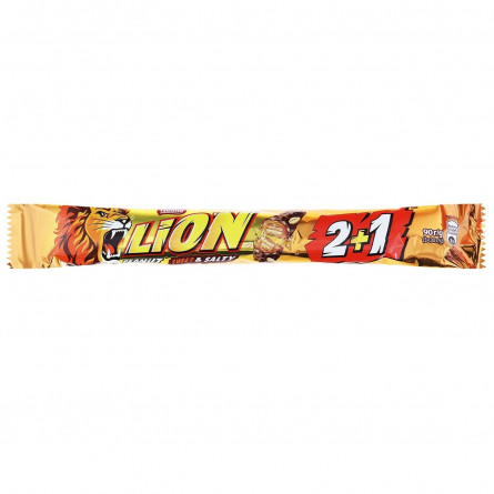 Батончик NESTLÉ® LION® шоколадний з арахісом 2+1 90г slide 1