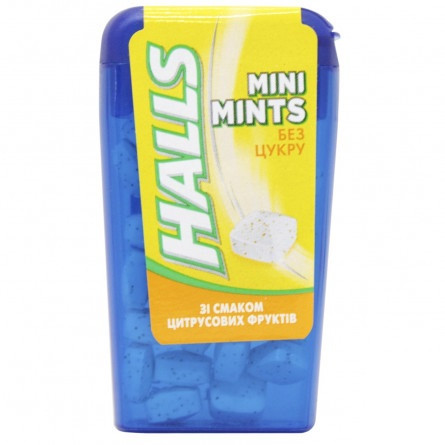 Конфеты Halls Mint mini со вкусом цитрусовых фруктов 12,5г
