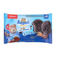 Бісквіт Барні Fun Sandwich Oreo 180г mini slide 1