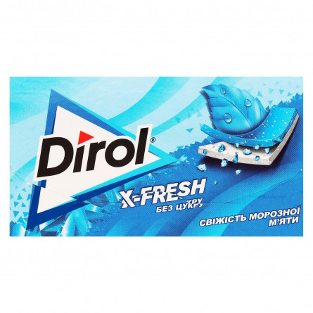 Жевательная резинка Dirol X-fresh морозная мята 13,5г slide 1