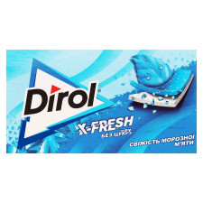 Жувальна гумка Dirol X-fresh морозна м'ята 13,5г mini slide 1