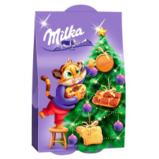 Набір новорічний Milka Асортi бісквіт, печиво, батончик 140г mini slide 1