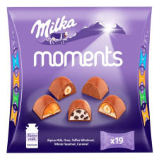 Цукерки Milka Moments у молочному шоколаді 169г mini slide 1