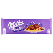 Шоколад молочний Milka з цілим мигдалем 185г mini slide 1