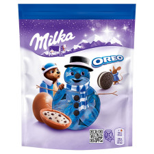 Яйце шоколадне Milka Daim зі шматочками печива Oreo 86г mini slide 1