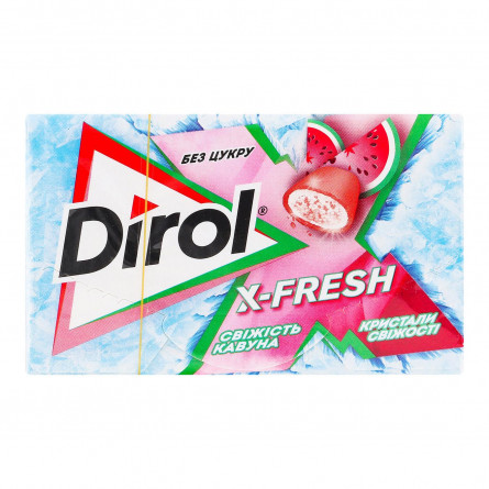 Жувальна гумка Dirol X-fresh свіжість кавуна 18г